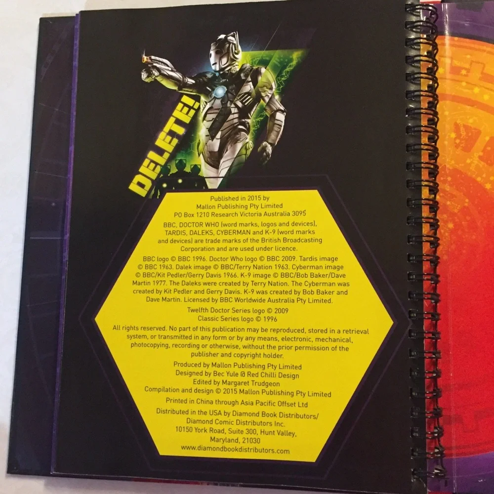 🆕 Doctor Who 2016 Diary